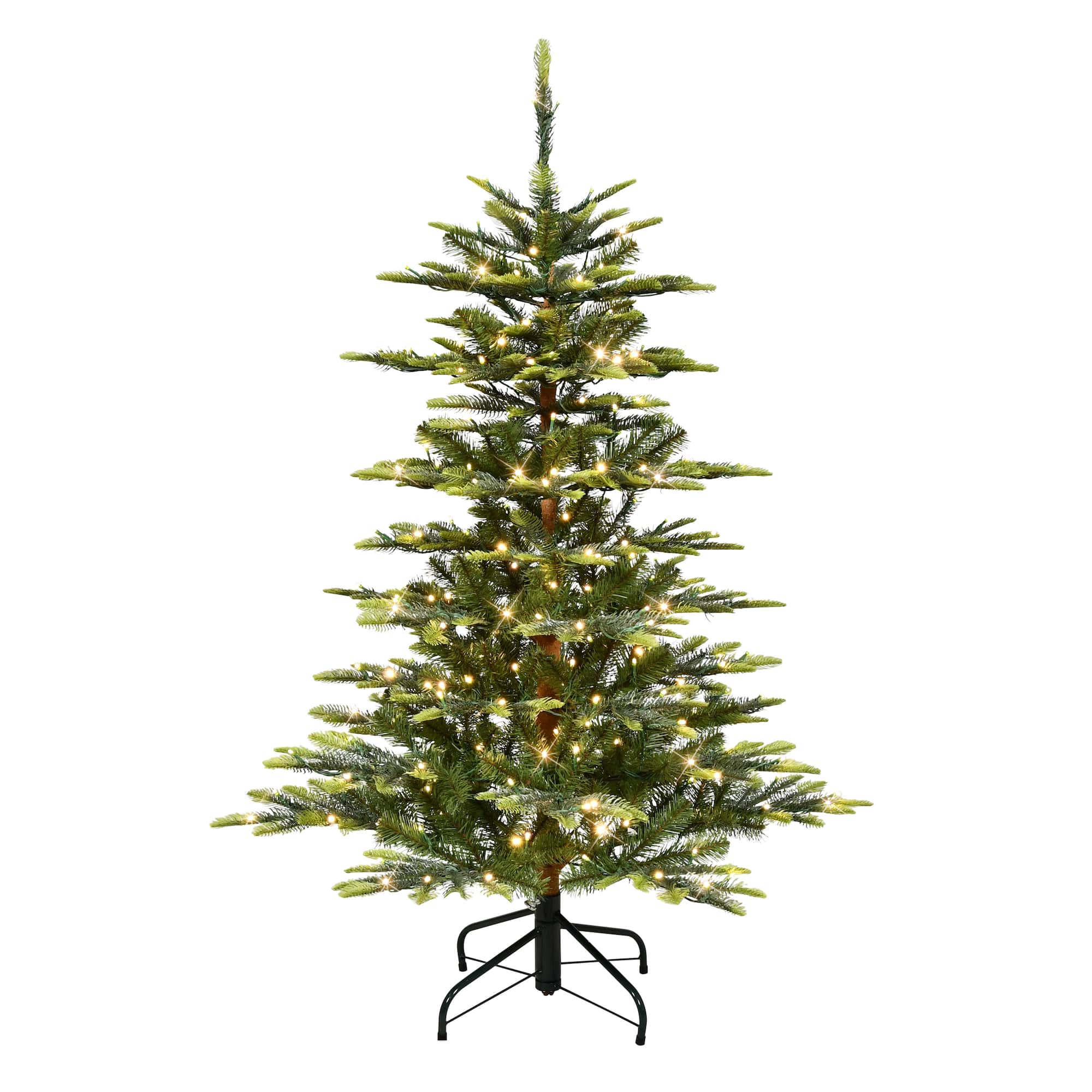 4.5ft. Pre-Lit Aspen Fir Artificial Christmas Tree, Dual-Color LED Lights